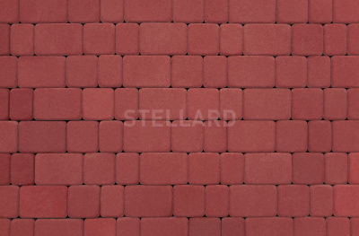 Тротуарная плитка Stellard Старый город Красная 40