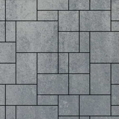 Тротуарная плитка Steinrus Инсбрук Альпен Color Mix Монохром 60 мм