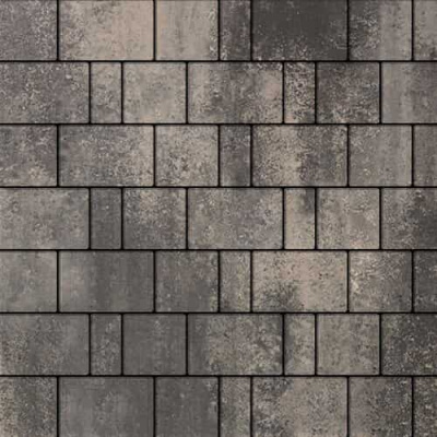 Тротуарная плитка Steinrus Бельпассо Color Mix Нокс 60 мм