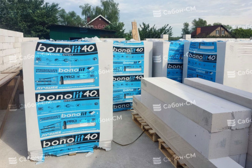 Газосиликатные П-образные блоки Бонолит 500х500х250, D500
